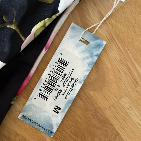 Frankie’s bikinis Harley bottoms in lotus, size M - Picture 2 of 2